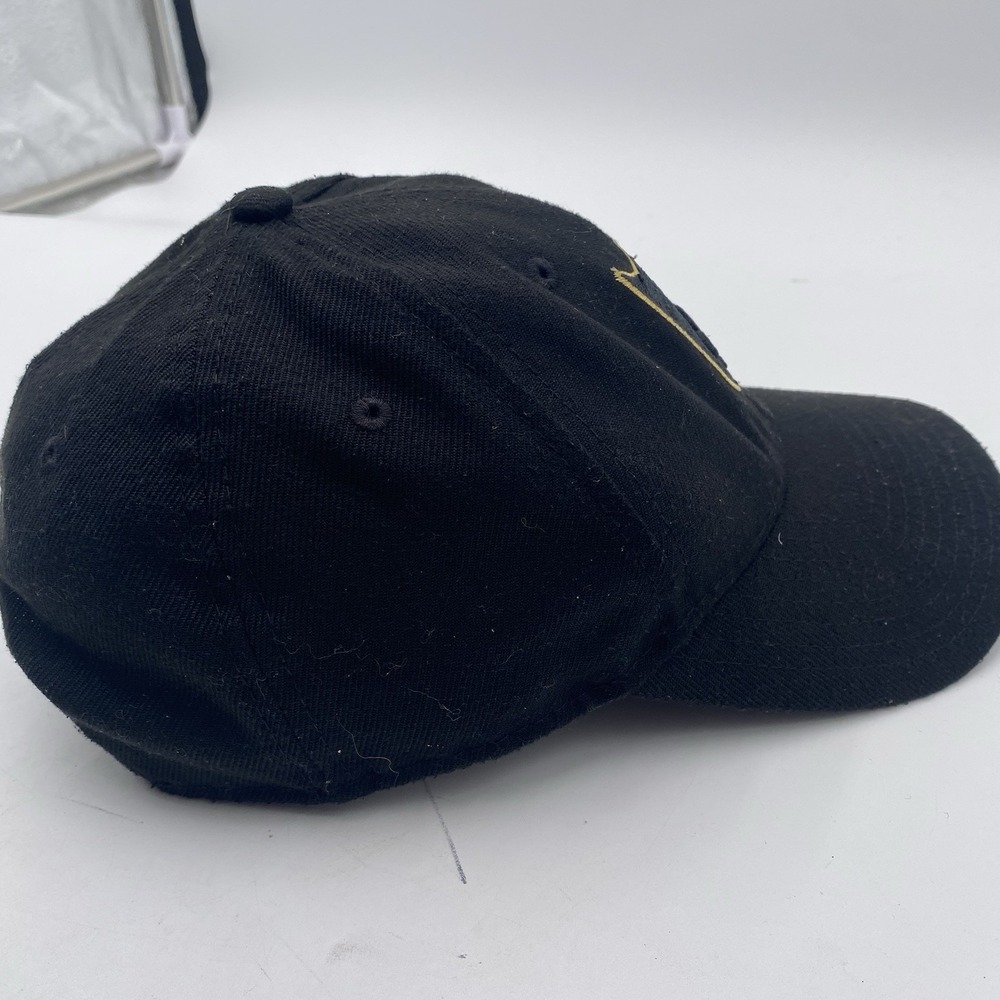New Orleans Saints Hat Blackout New Era 9Forty SnapBack Black Cleaned - Picture 7 of 12